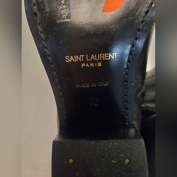 Saint Laurent Finn leather boots Saint Laurent size 40 black - Picture 13 of 16